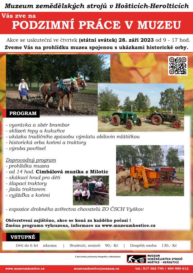 Podzimní práce v muzeu