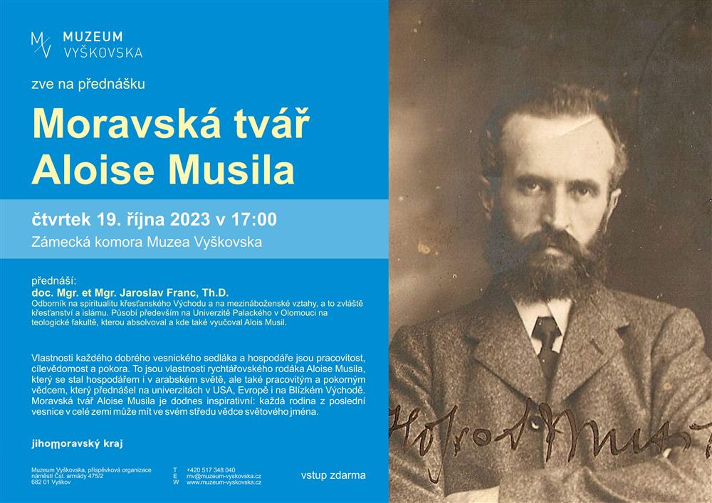 Moravská tvář Aloise Musila