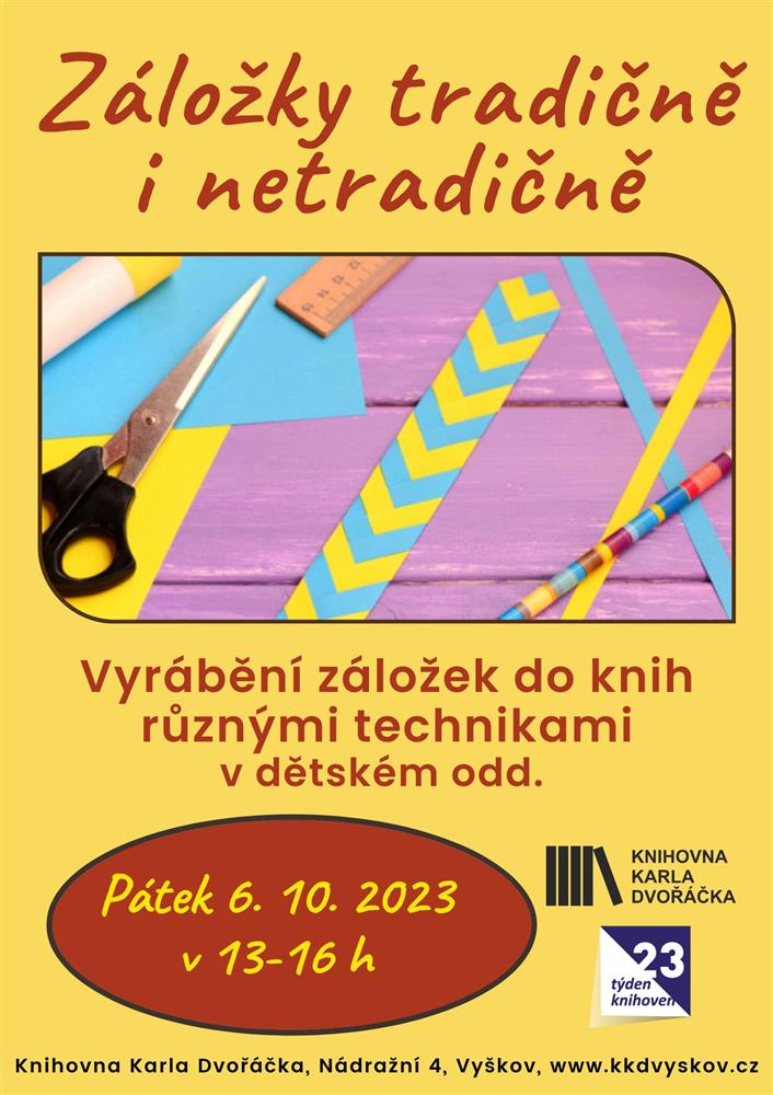 Záložky tradičně i netradičně
