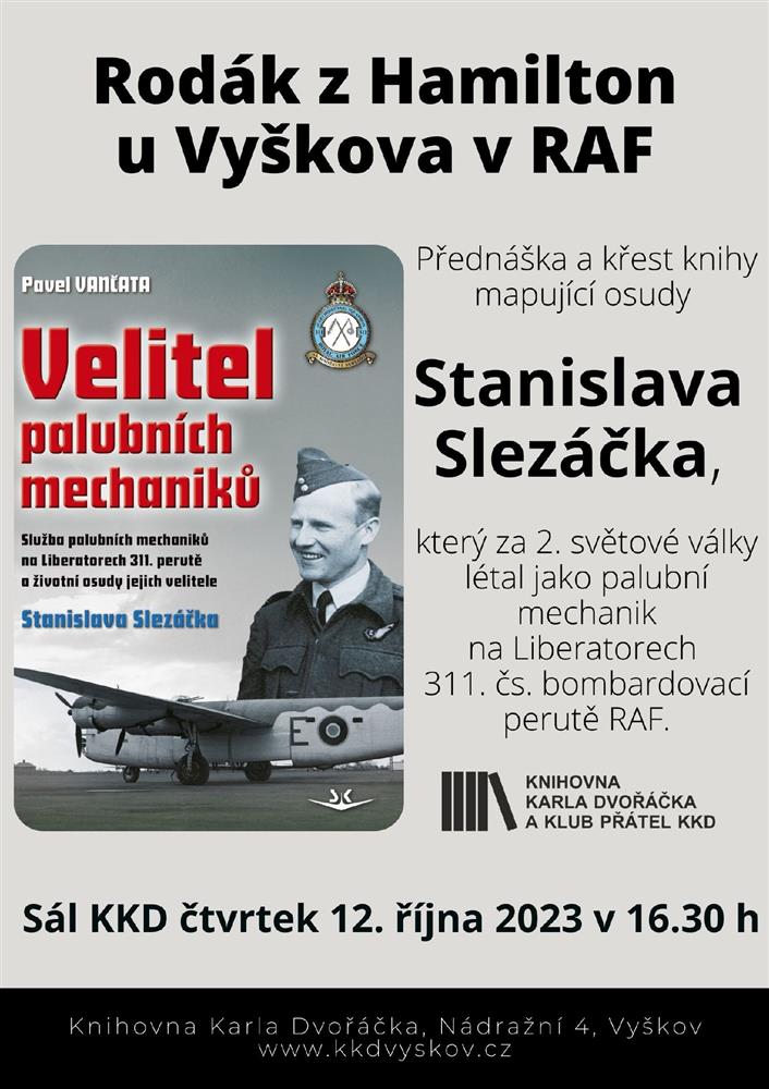 Rodák z Hamilton u Vyškova v RAF