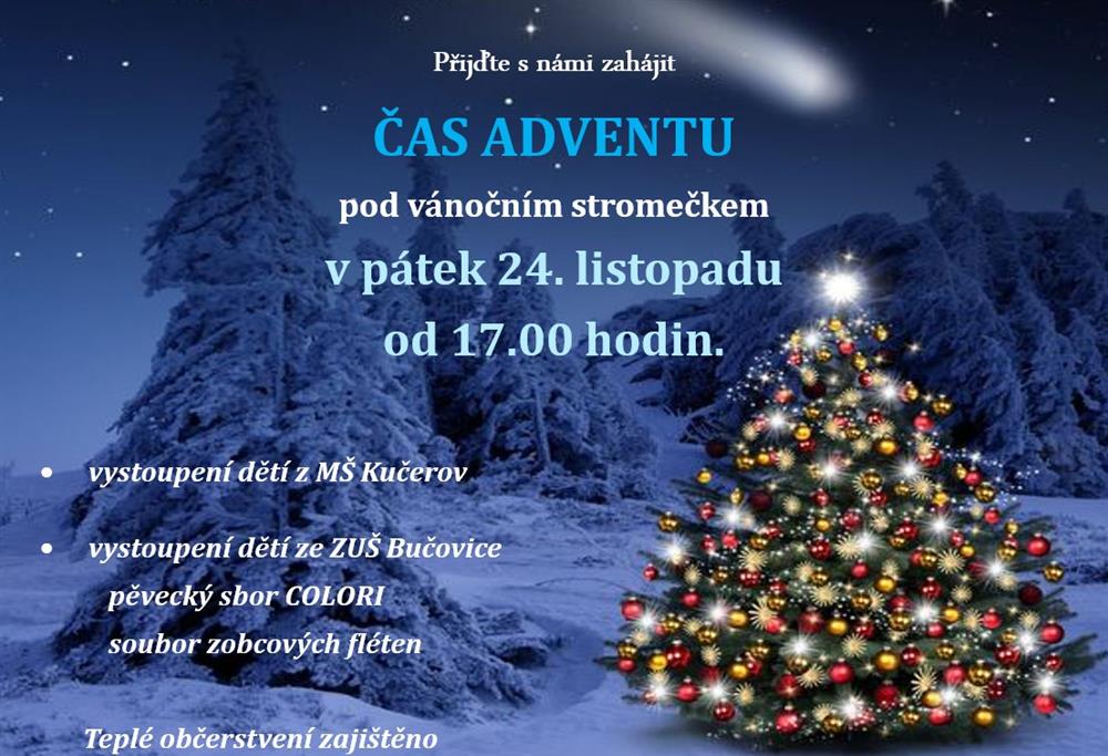 Čas adventu pod vánočním stromečkem