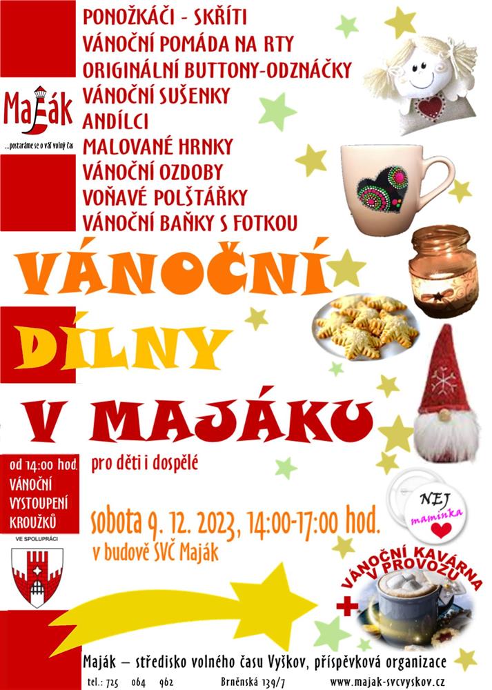 Vánoční dílný na Majáku