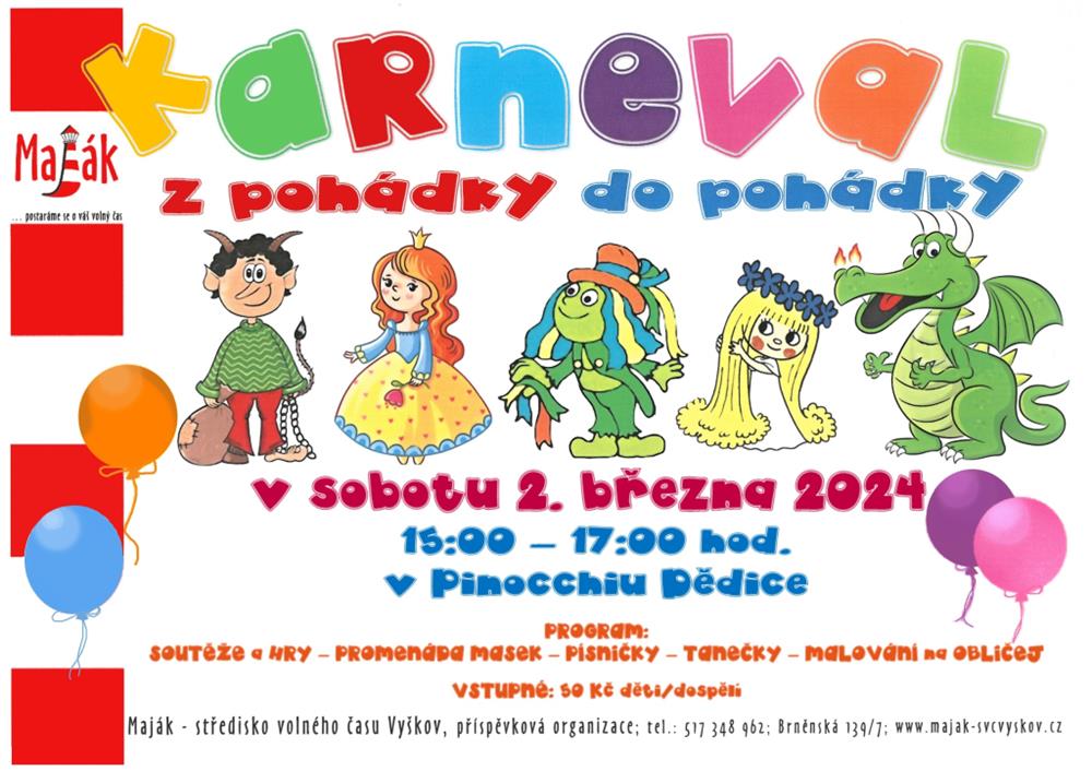 Pohádkový karneval s Majákem