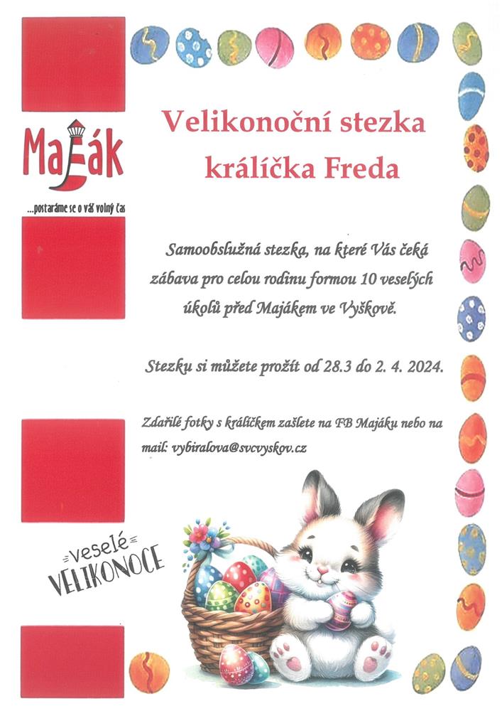 Velikonoční stezka králíčka Freda