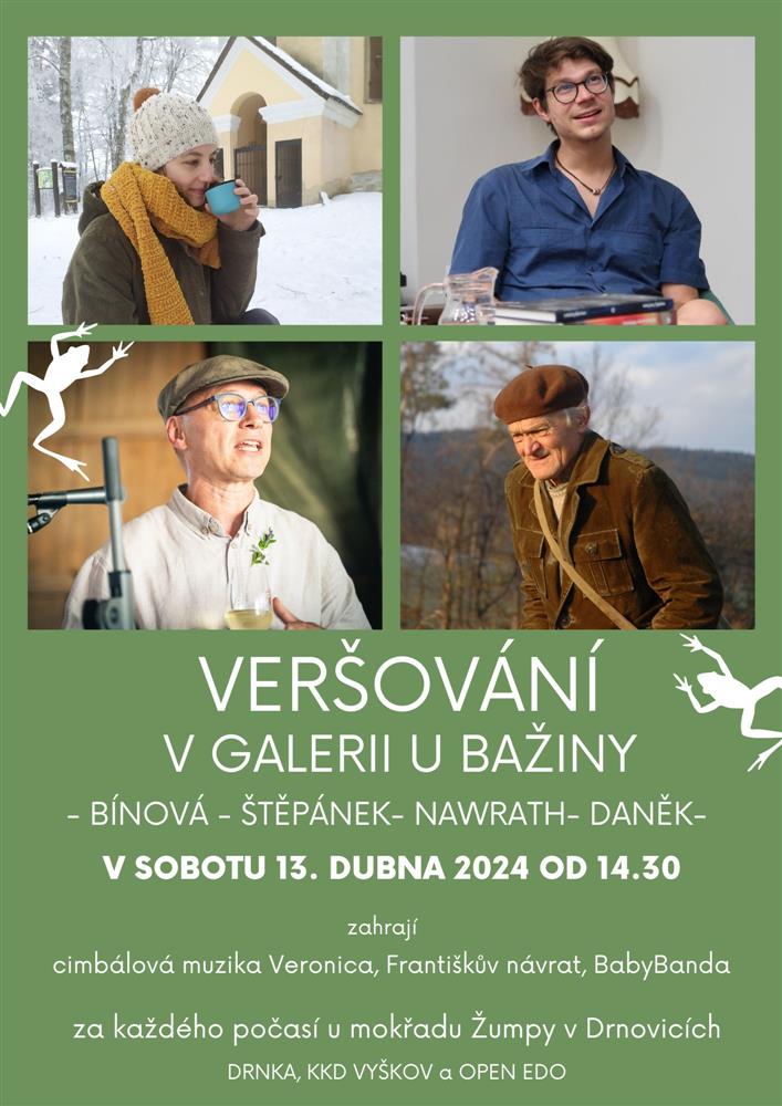 Veršování v galerii U bažiny