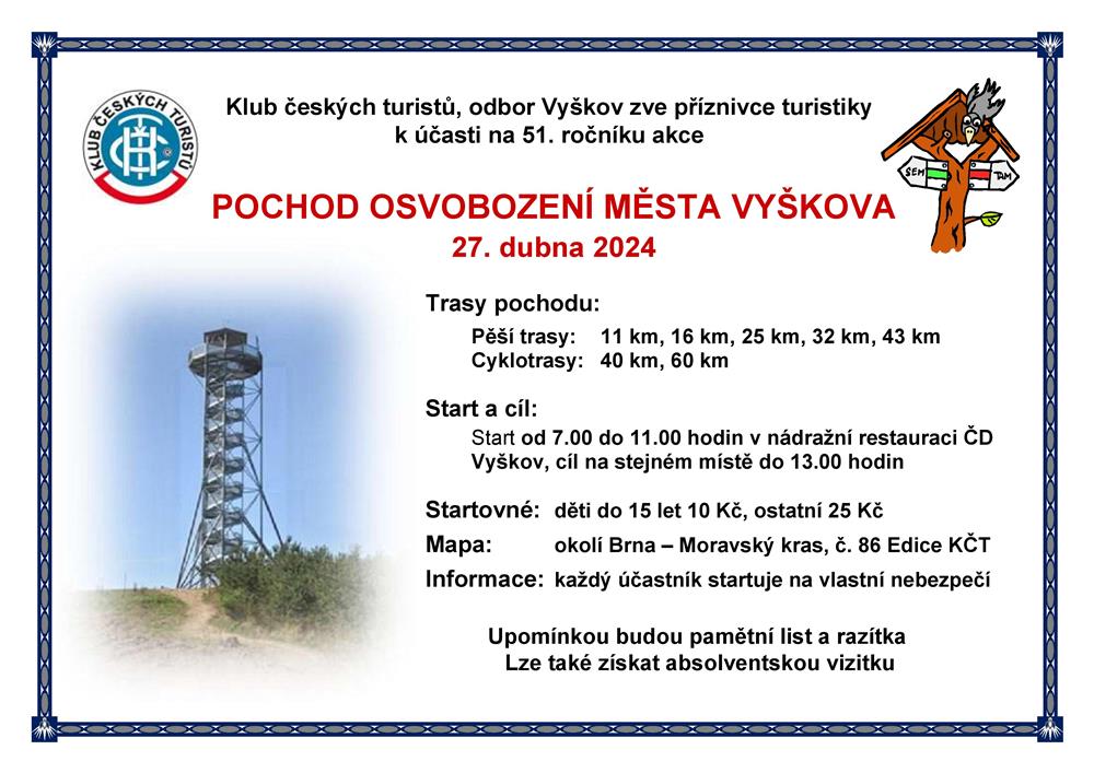 Pochod osvobození města Vyškova