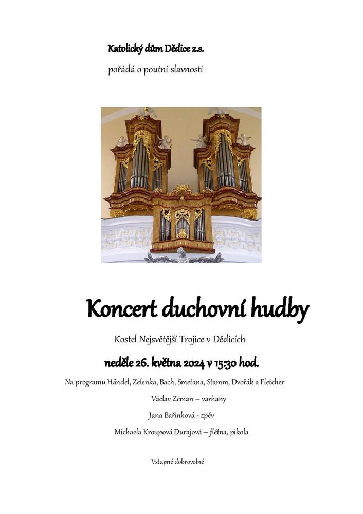 Koncert duchovní hudby