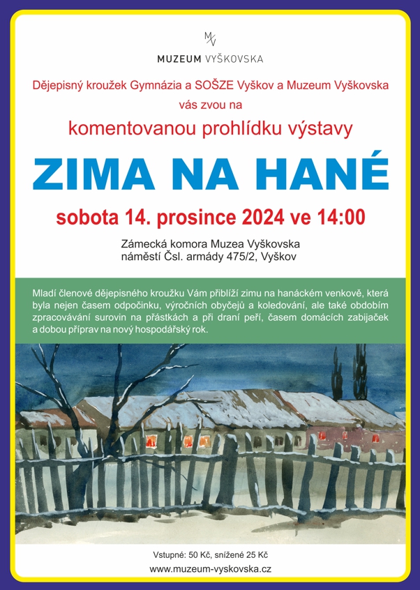 Prohlídka výstavy Zima na Hané