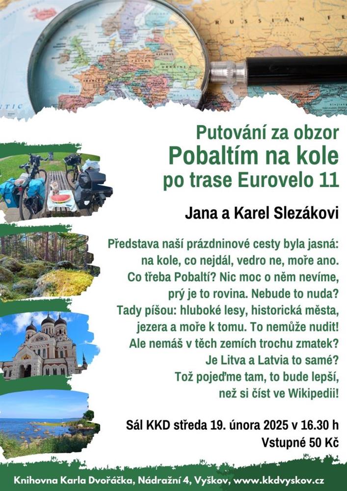 Putování za obzor. Jana a Karel Slezákovi: Pobaltím na kole po trase Eurovelo 11