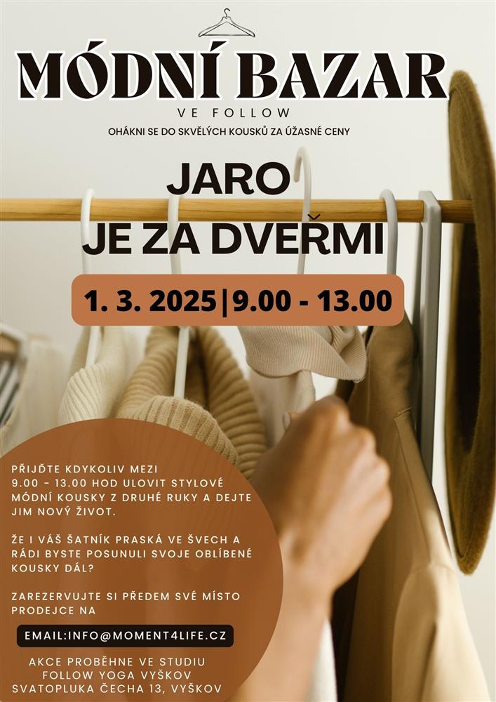 Módní bazar ve Follow