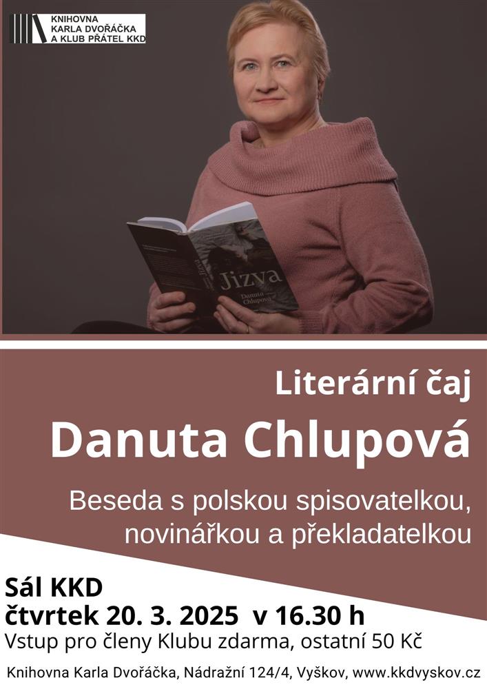 Literární čaj s Danutou Chlupovou