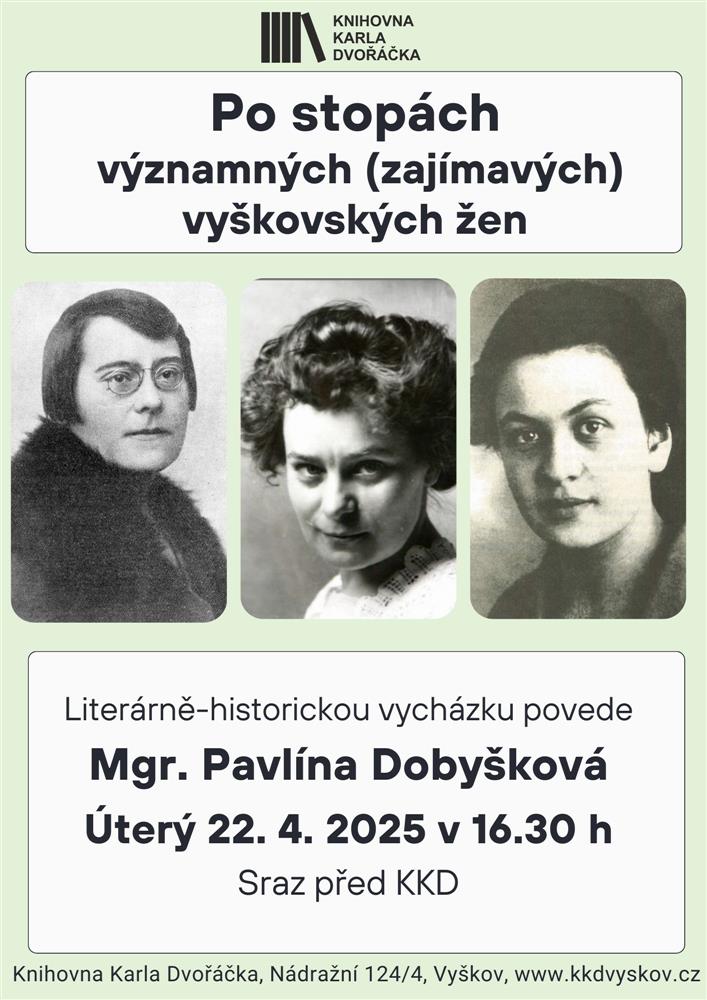 Po stopách významných (zajímavých) vyškovských žen