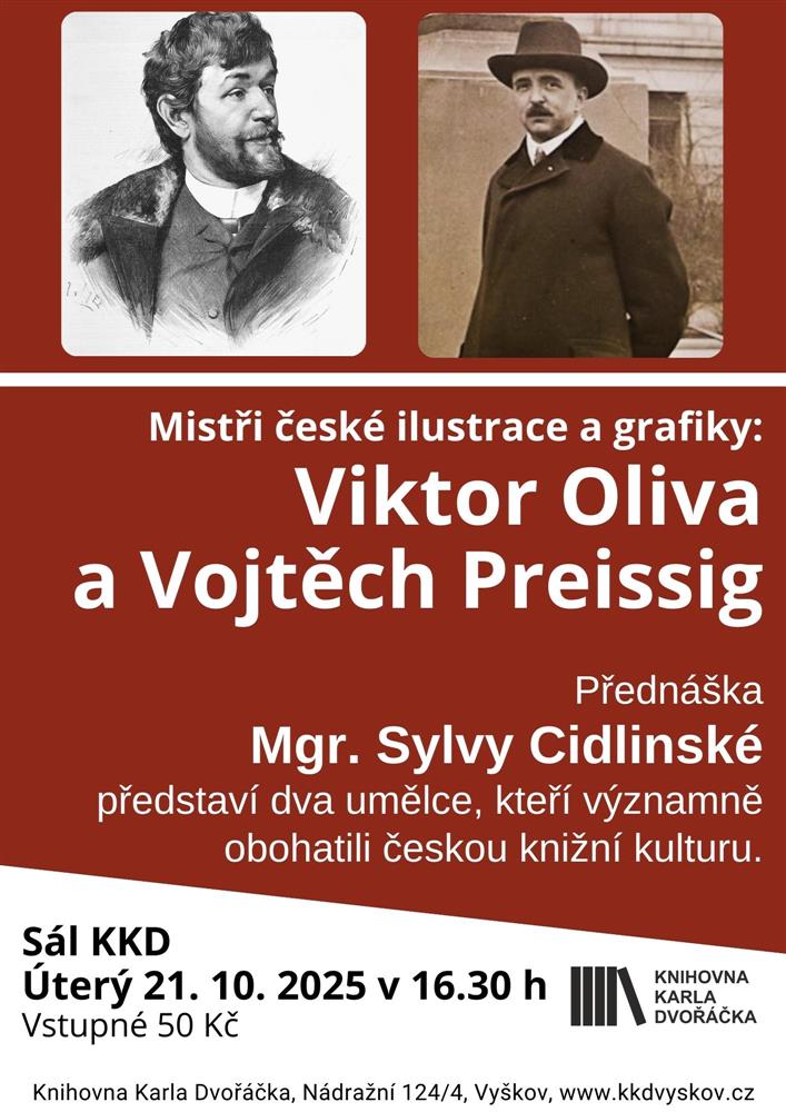 Mistři české ilustrace a grafiky: Viktor Oliva a Vojtěch Preissig