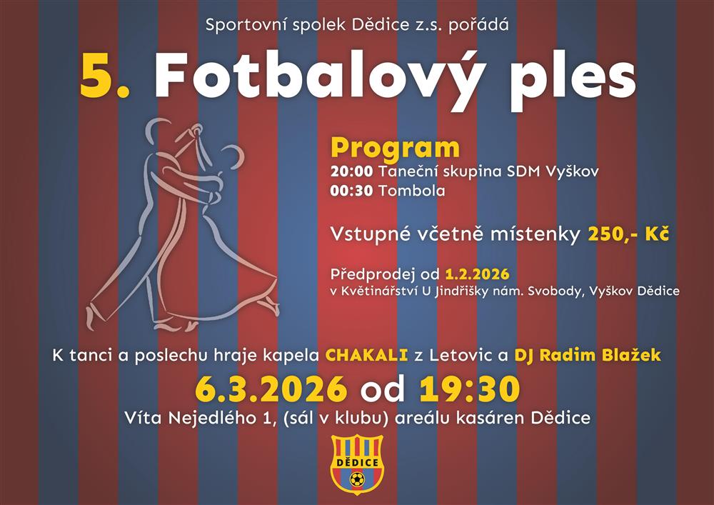 5. fotbalový ples