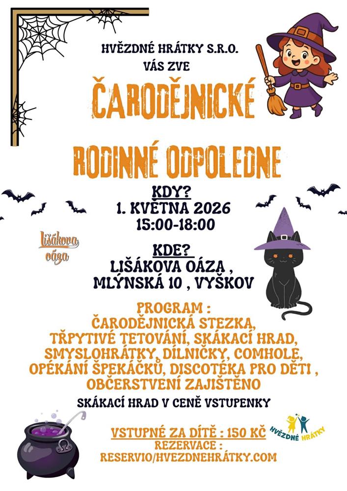 Čarodějnické rodinné odpoledne