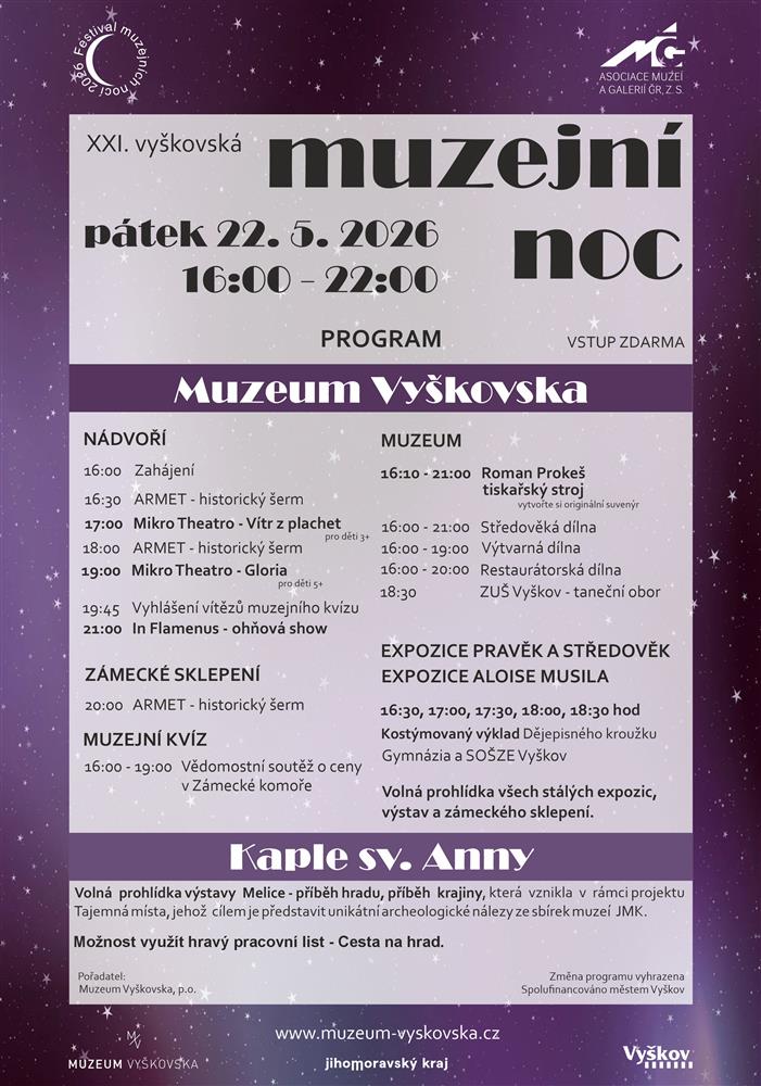 XXI. vyškovská muzejní noc