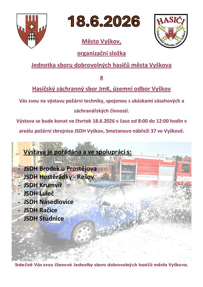 Výstava požární techniky
