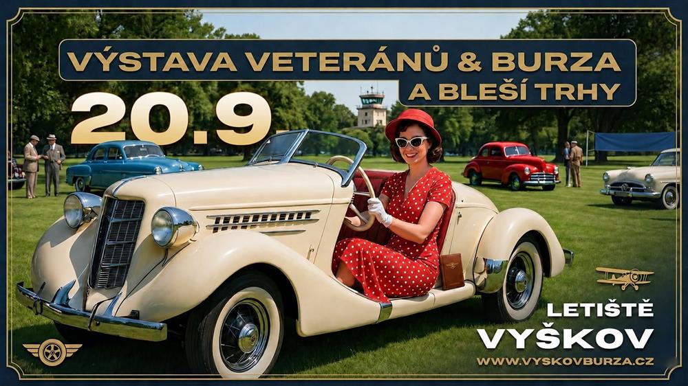 Výstava veteránů a burza Vyškov