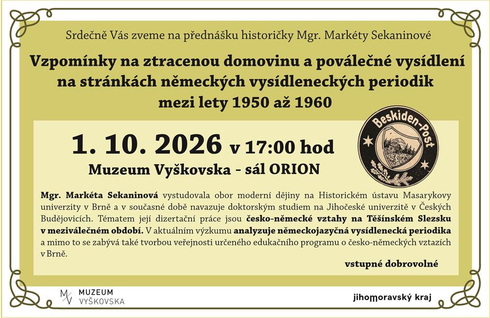 Vzpomínky na ztracenou domovinu