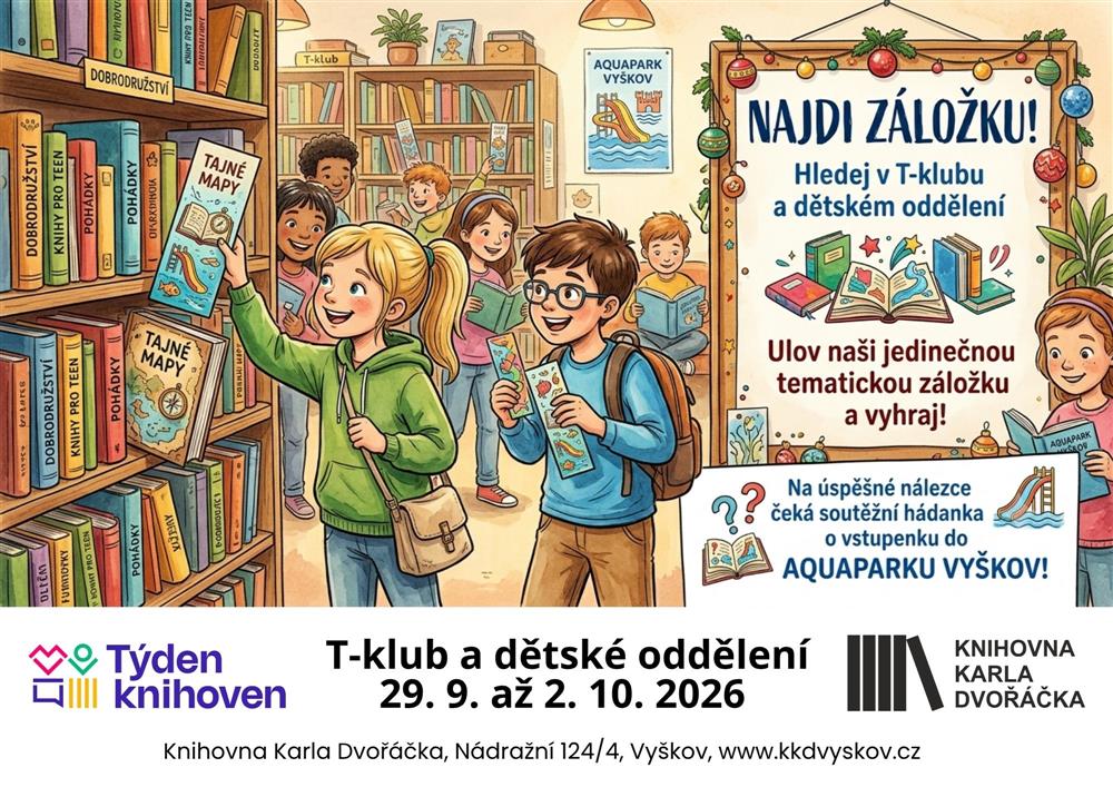 Týden knihoven: Najdi záložku