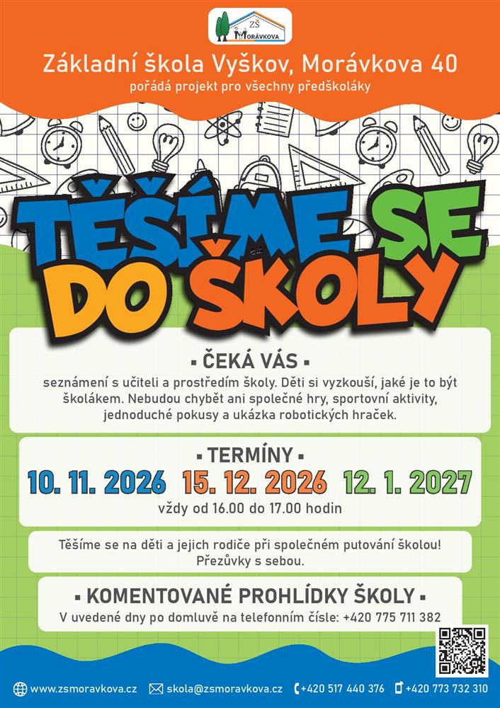 Těšíme se do školy