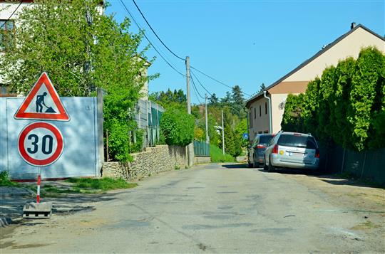 Místní část Lhota - stavební práce ovlivní průjezd aut