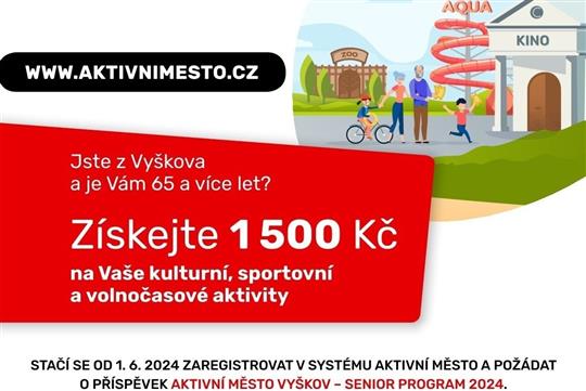 Zdarma na koncert či do bazénu? Vyškov se připojuje k projektu Aktivní město