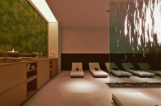 Exotika, okno ven i vodní skleněná stěna. Výstavba wellness pokračuje